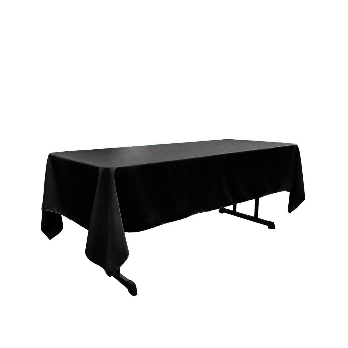 Rectangular Polyester Poplin Fabric - 60" X 90", Seamless, Serged Edge, Multiple Colors (1 Piece)