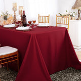 Rectangular Premium Polyester Tablecloth 90x156 Apple Red