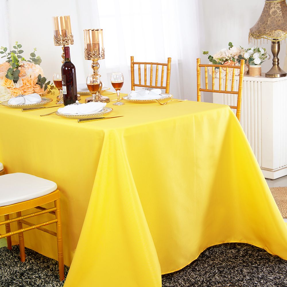 Seamless Heavy Duty Polyester Tablecloth for Events