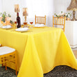Rectangular Polyester Tablecloth 54x96 Canary Yellow
