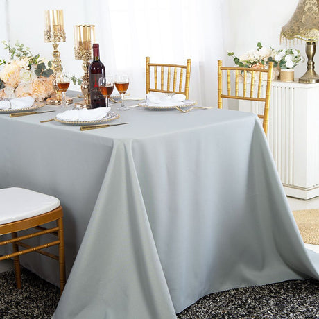Seamless Premium Polyester Rectangular Tablecloth