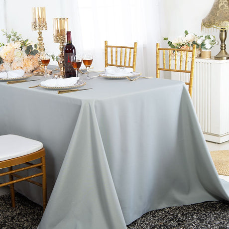 Luxury Rectangular Seamless Polyester Tablecloth