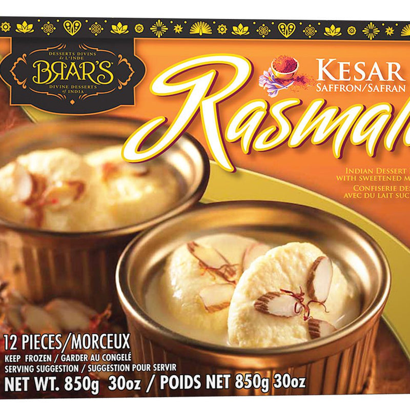 Kesar Saffron Rasmalai 12 Pcs