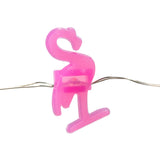 20 LED Flamingo String Lights – Battery Operated