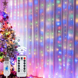 USB Rainbow Fairy Curtain Light with Remote – Halloween Decor