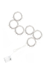 Battery Operated 96 LED 6-Strand Curtain Light – Halloween Décor