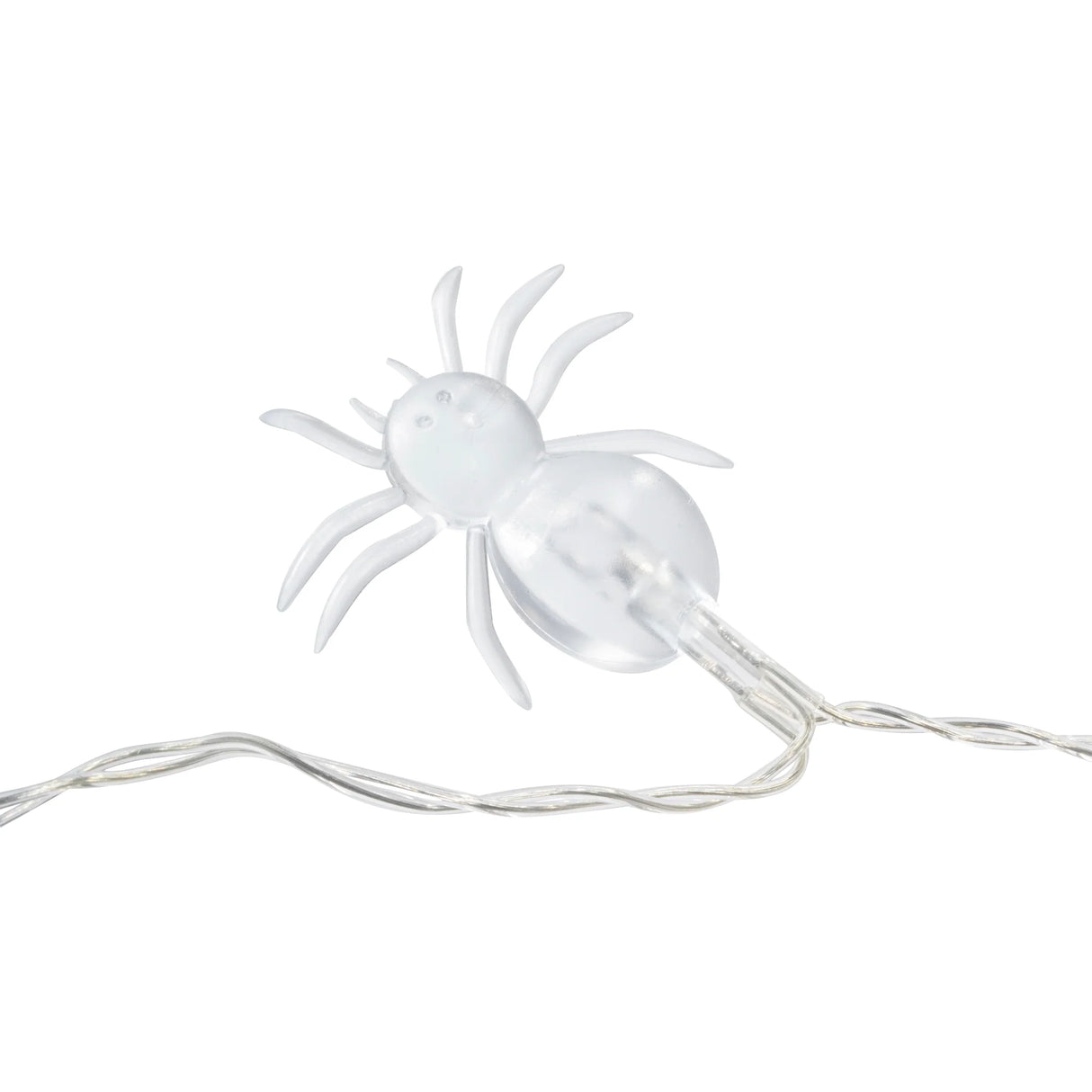 10 LED String Light Spider – Battery Operated, White/Purple