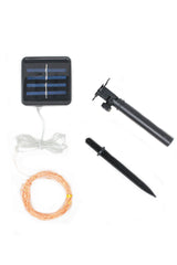 Solar Powered 100 LED Copper Wire Fairy Light – 32 ft