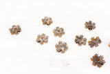10 LED Wood Snowflake Light Set Battery Operated 2 Assorted Styles