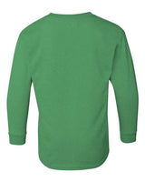 12 Pack : Gildan® Heavy Cotton Youth Crewneck Long Sleeve T-Shirt