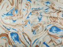 Bubble Satin Marble Print Fabric