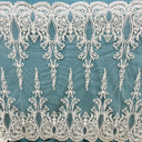 Embroidered Bridal Lace Fabric