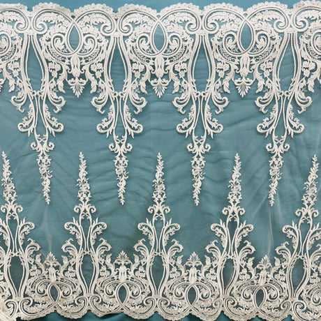 Embroidered Bridal Lace Fabric