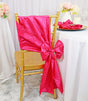 Pintuck Taffeta Chair Sash Sample 9.5x108 Fuchsia