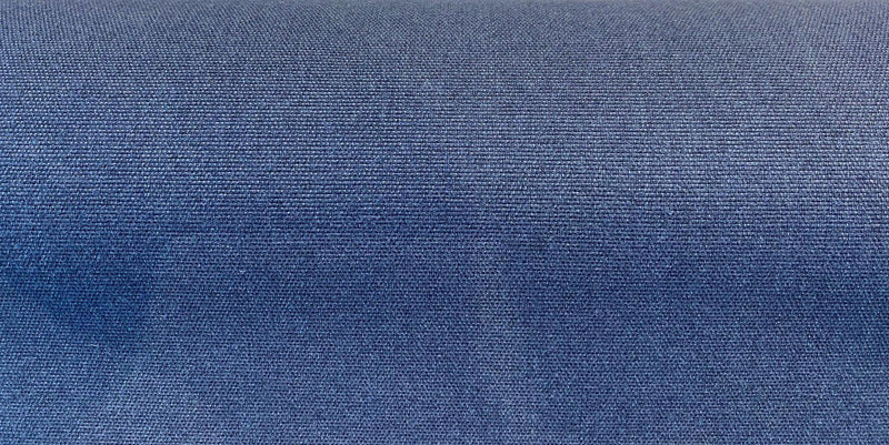Washable Canvas Blue Indigo Polypropylene Fabric - Indigo Blue, 56" Width (1 Yard)
