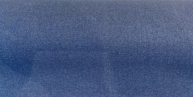 Washable Canvas Blue Indigo Polypropylene Fabric - Indigo Blue, 56" Width (1 Yard)