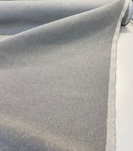 Cloud Gray Revolution Performance Polypropylene Fabric - Washable Canvas, 56" Width (1 Yard)