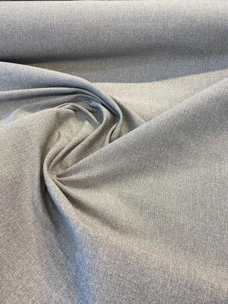 Cloud Gray Revolution Performance Polypropylene Fabric - Washable Canvas, 56" Width (1 Yard)