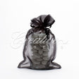 6"X 9" Organza Pouches-Sold By A Dozen Pieces ( 6 Pieces/Inner Pack) (Black)