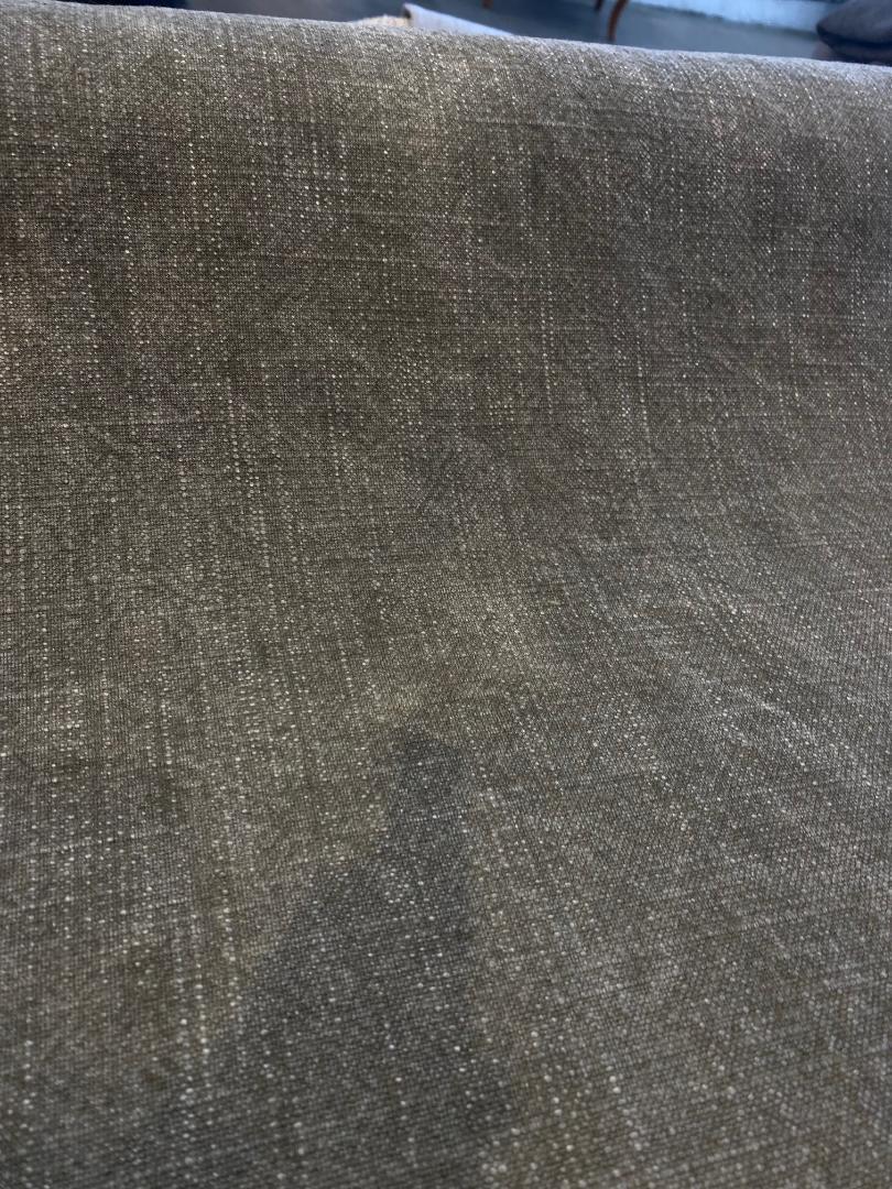 Belgian Linen Drifter Moss Linen Fabric - Moss, Shabby Chic, 56" Width (1 Yard)