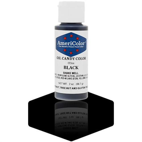 Black Oil Candy Color - AmeriColor CC01 - 2 Ounces