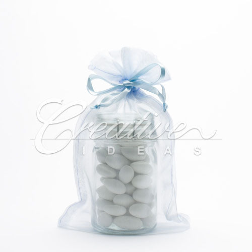6"X 9" Organza Pouches-Sold By A Dozen Pieces ( 6 Pieces/Inner Pack) (Light Blue)