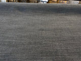 Gemma Black Carbon Fiber Italian Chenille Fabric - Black With Gray Hint, 56" Width (1 Yard)