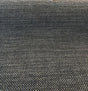 Gemma Black Carbon Fiber Italian Chenille Fabric - Black With Gray Hint, 56" Width (1 Yard)