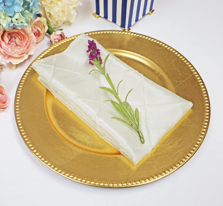Luxury Pintuck Taffeta Napkins for Stylish Dining