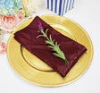 Pintuck Taffeta Dinner Napkin Sample 20x20 Burgundy