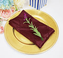 10 Piece Luxury Pintuck Taffeta Napkins 20"x20" for Stylish Dining