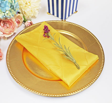 Luxury Pintuck Taffeta Napkins for Stylish Dining