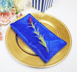 Pintuck Taffeta Dinner Napkin 20x20 Royal Blue