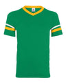 Augusta Sportswear V-Neck Jersey with Striped Sleeves