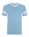 Augusta Sportswear V-Neck Jersey with Striped Sleeves