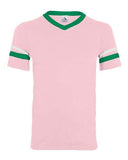Augusta Sportswear V-Neck Jersey with Striped Sleeves