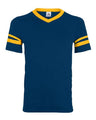 Augusta Sportswear V-Neck Jersey with Striped Sleeves
