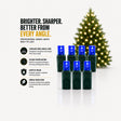 5mm Blue - 70L 4" Spacing