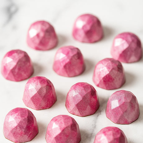 Chef Rubber Jewel Pink Quartz Cocoa Butter, 200g / 7 oz.