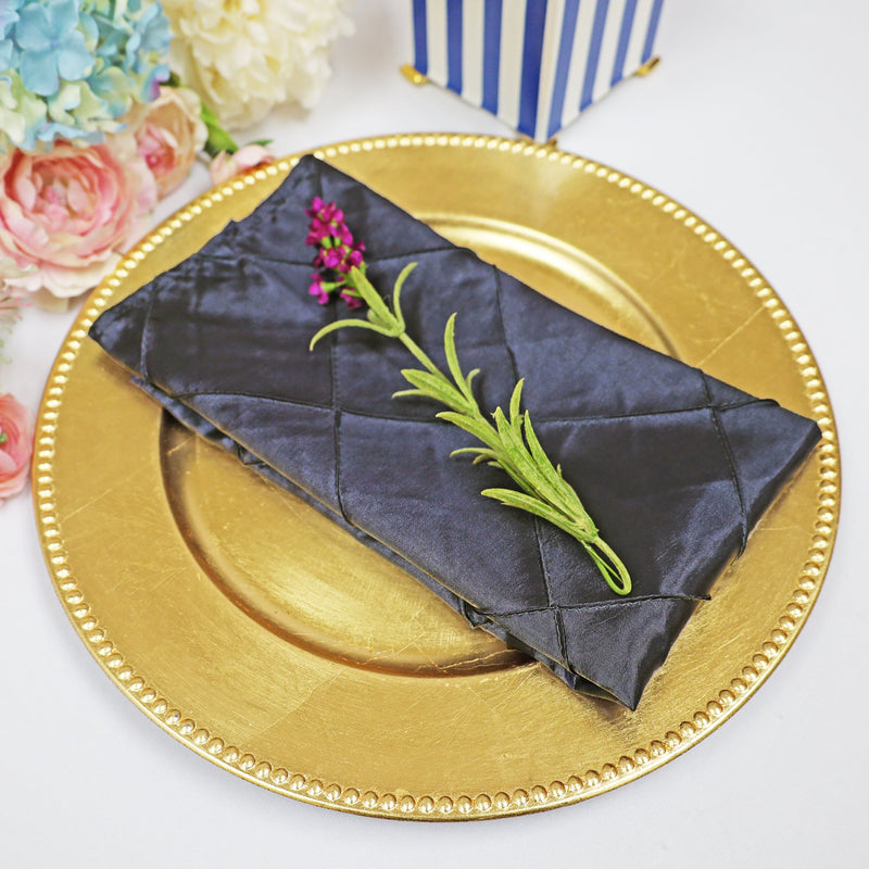 Pintuck Taffeta Dinner Napkin Sample