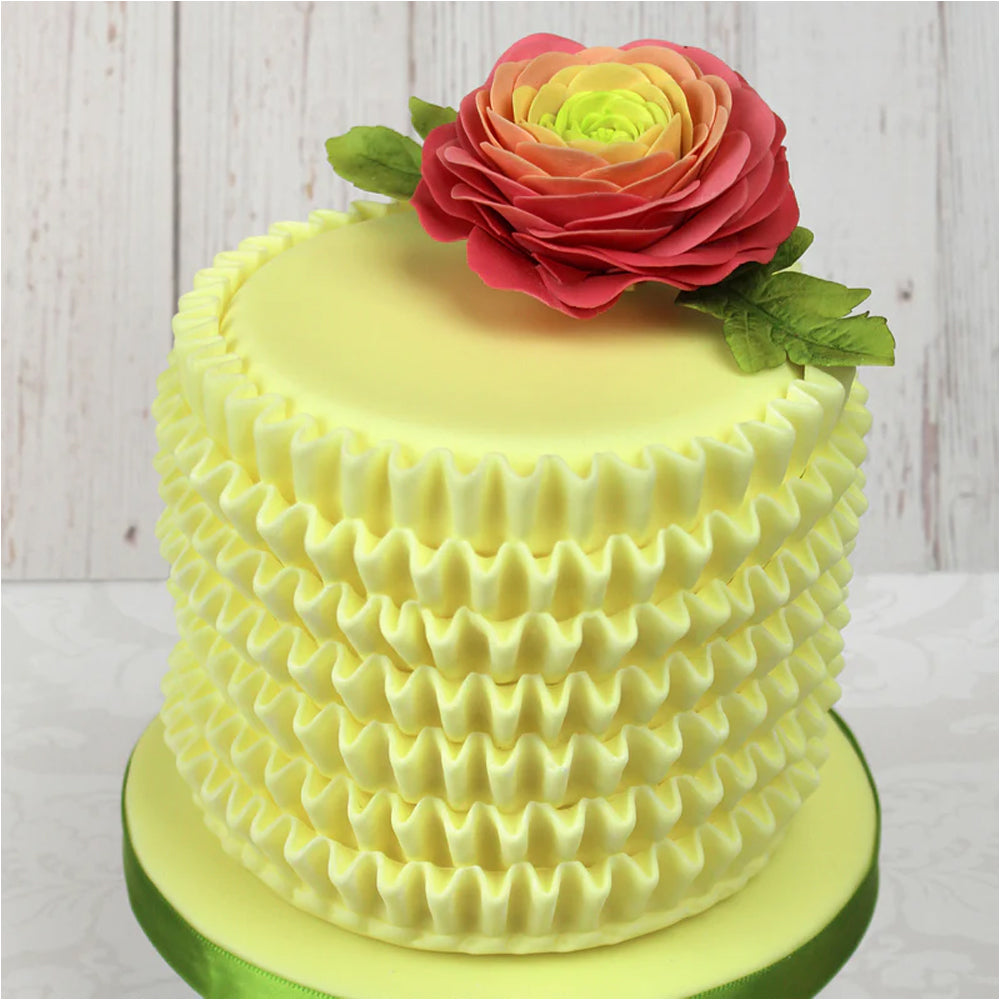 Katy Sue Medium Ruffle Silicone Fondant Mold