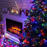 20 Multicolor LED M5 Lights  Battery Operated 4" Spacing