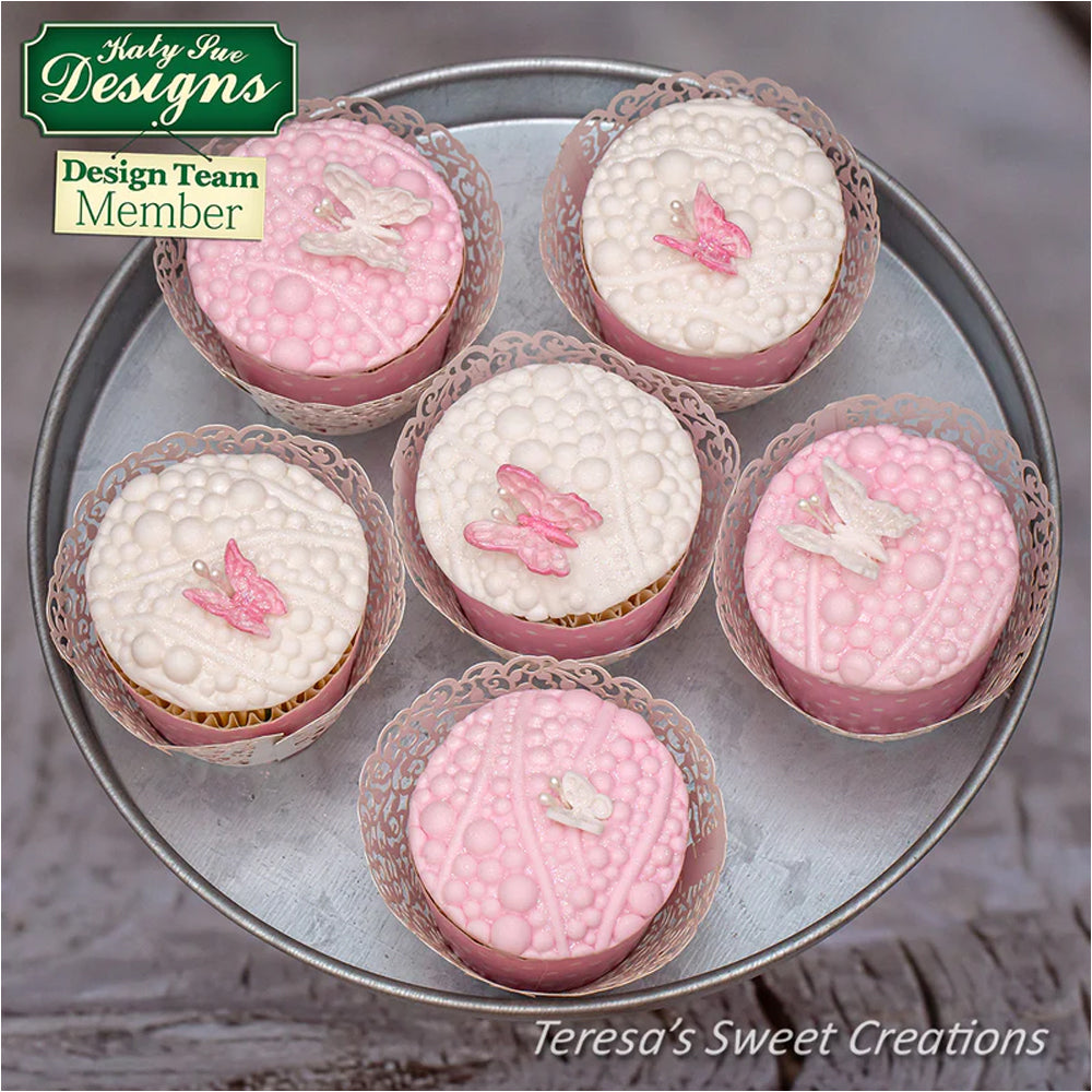 Katy Sue Bubbles & Pearls Silicone Fondant Mold