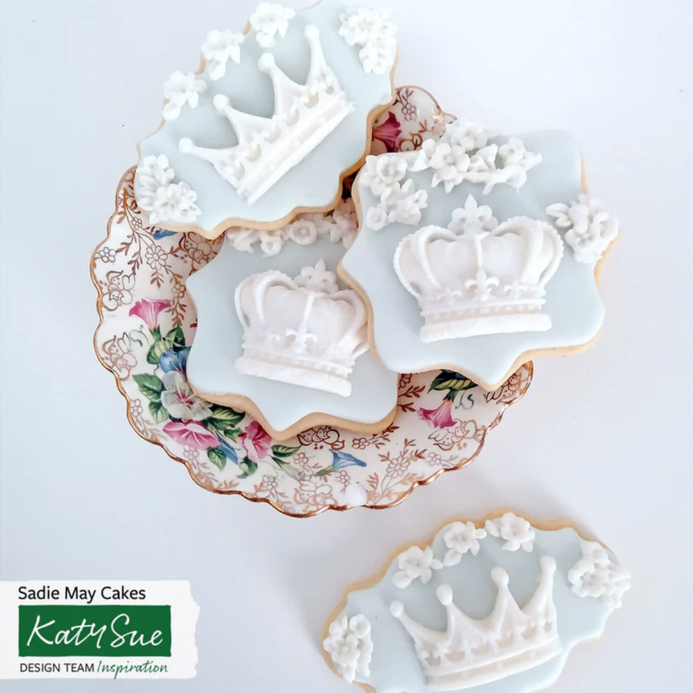 Katy Sue Crowns Silicone Fondant Mold