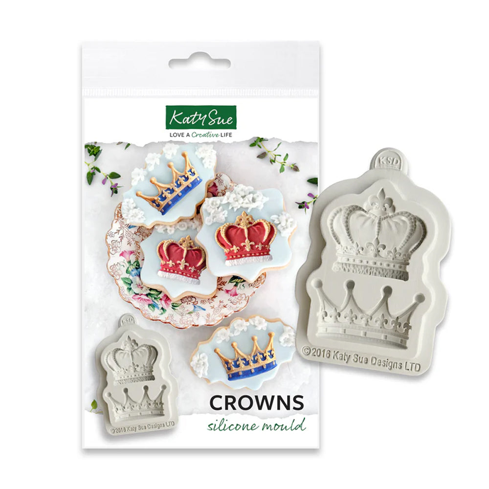 Katy Sue Crowns Silicone Fondant Mold