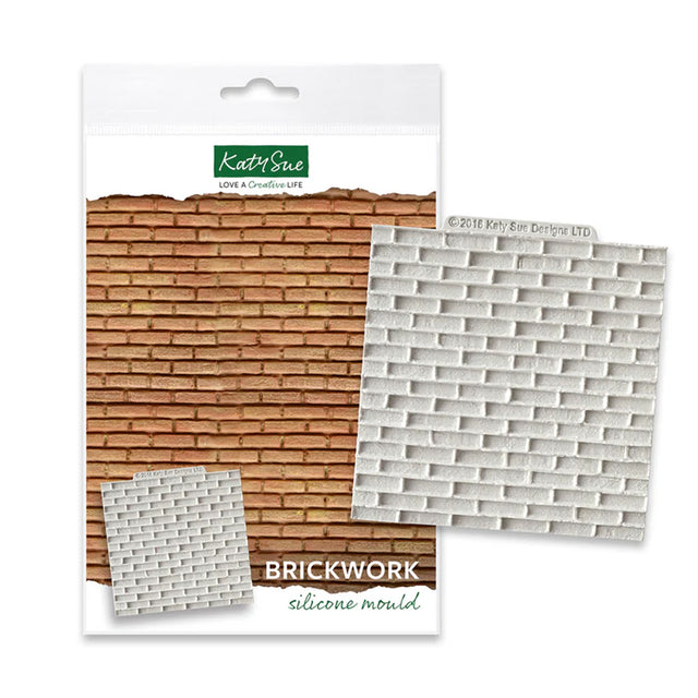 Katy Sue Brickwork Silicone Fondant Mold