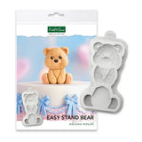 Katy Sue Easy Stand Bear Silicone Fondant Mold