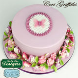 Katy Sue Butterfly Trio Silicone Fondant Mold