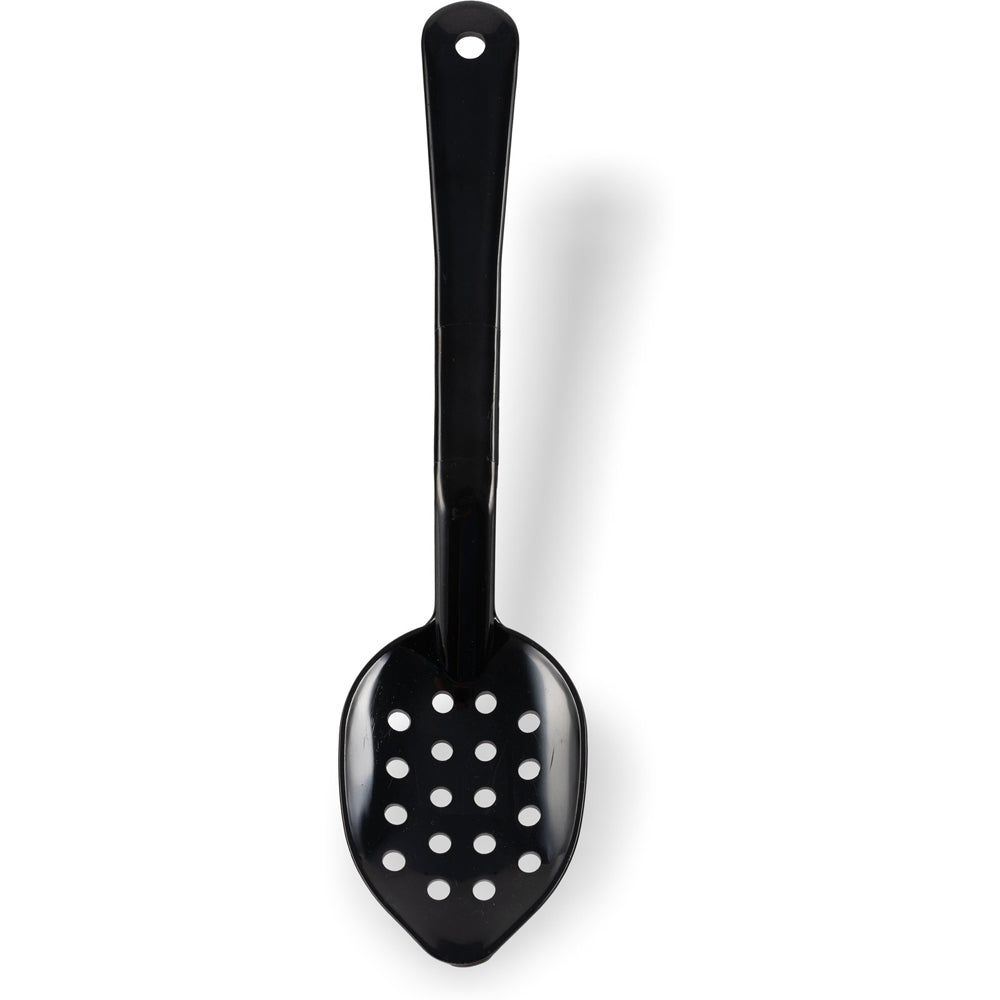 Carlisle Black 13" Perforated Serving Spoon