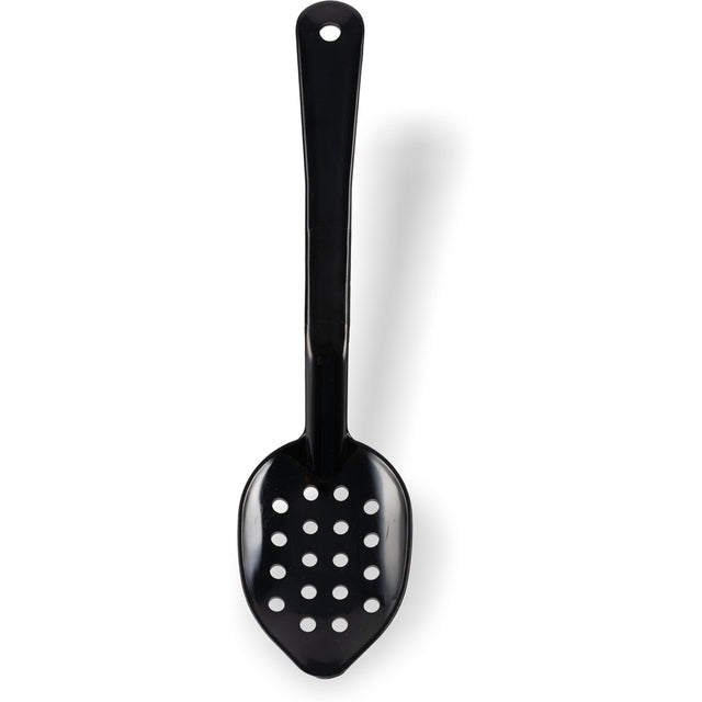 Carlisle Black 13" Perforated Serving Spoon